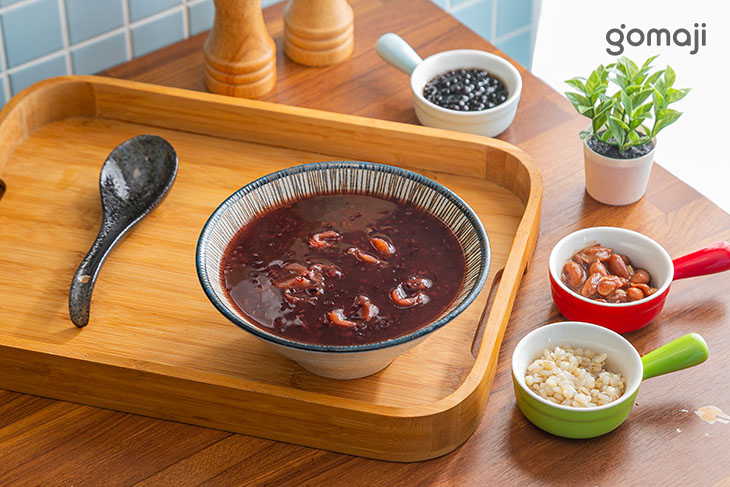 桂圓紅豆紫米粥