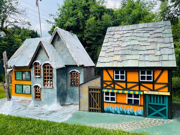 歐洲童話小屋、3D彩繪牆、實景海盜船