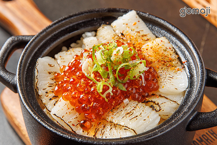 比目魚鰭邊肉丼飯