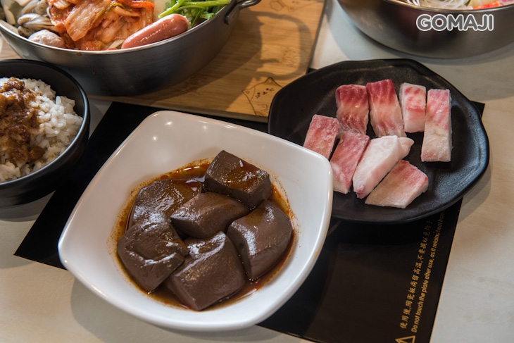 鯛魚片/麻辣滷鴨血