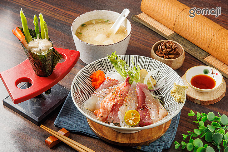 熟成生魚片丼套餐