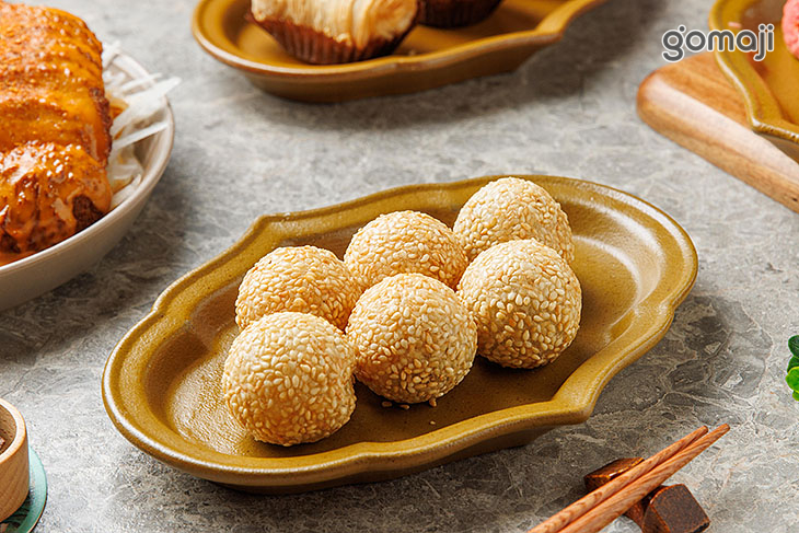 迷你芝麻球(6件)