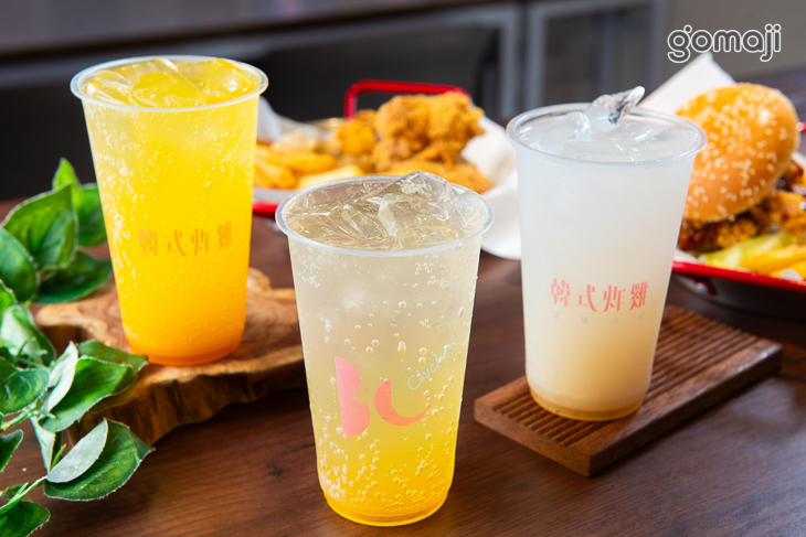 芒果氣泡飲/韓柚氣泡飲白桃氣泡飲