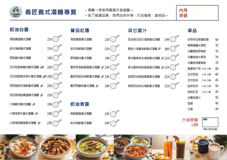 義匠義式湯麵