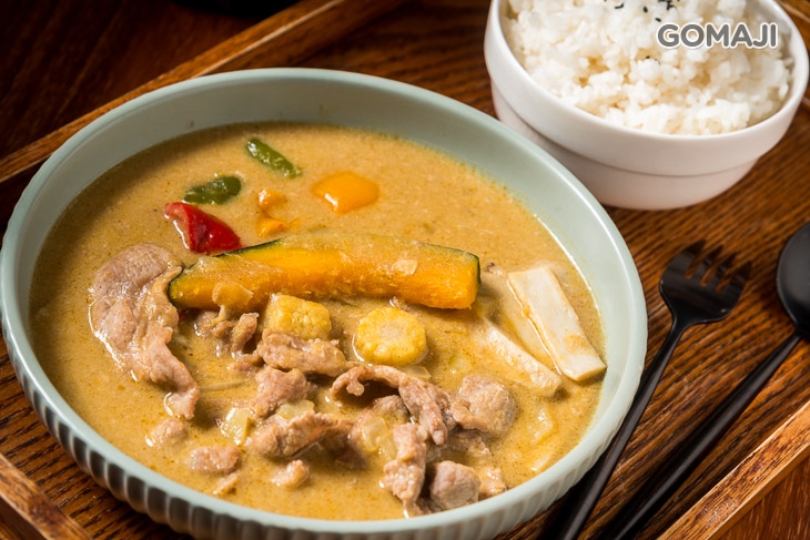 南洋綠咖哩飯-國產豬肉飯