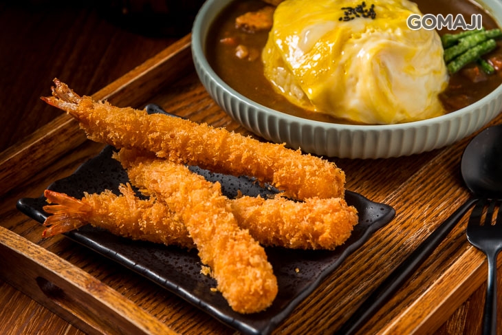 日式咖哩飯-日式炸蝦飯