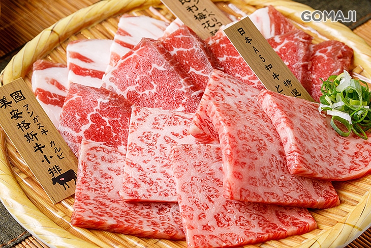 (日本黑毛和種上選A5和牛+美國安格斯牛牛小排+西班牙伊比利梅花豬)一份