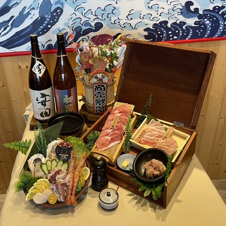 精選豚雞海鮮福氣滿滿雙人定食套餐