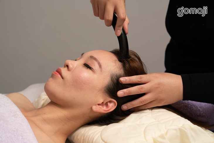 神清氣爽頭部疏刮