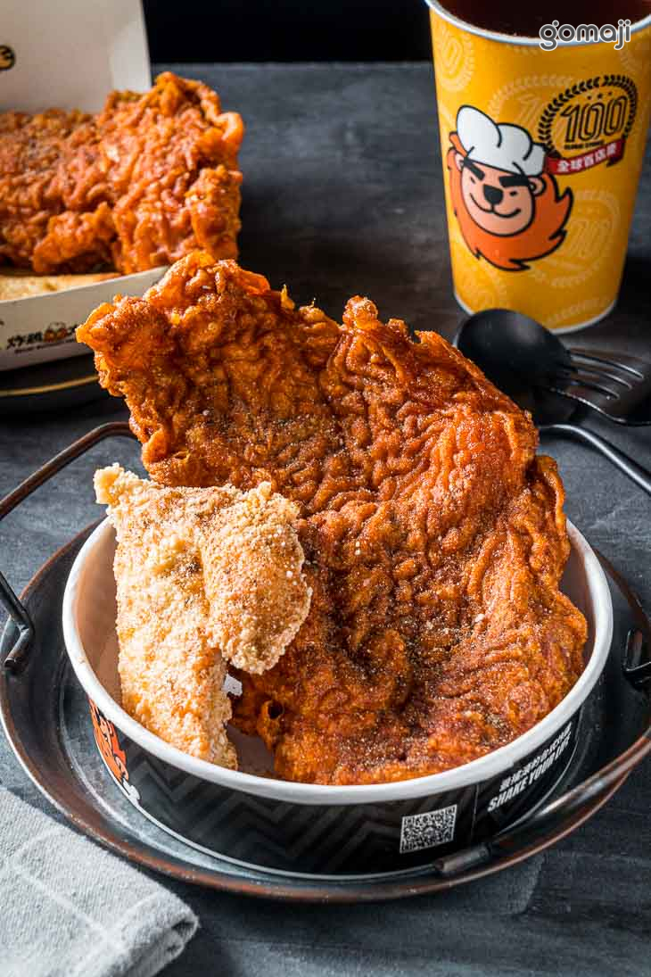 銷魂嫩酥胸+極餓獅排（雞排）