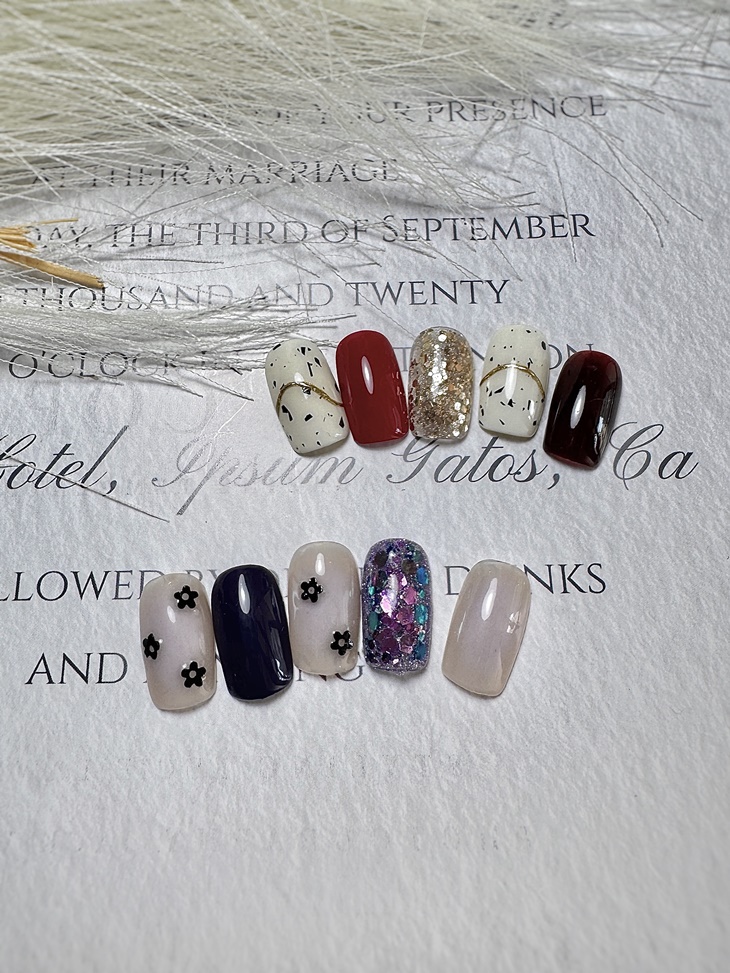 雜誌設計款凝膠美甲