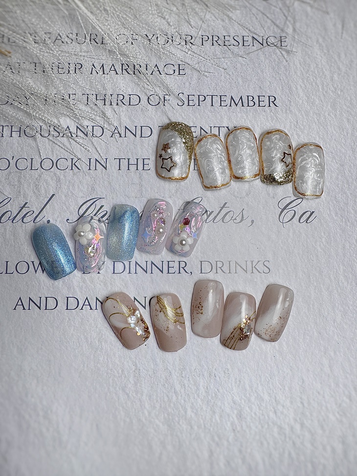 雜誌設計款凝膠美甲