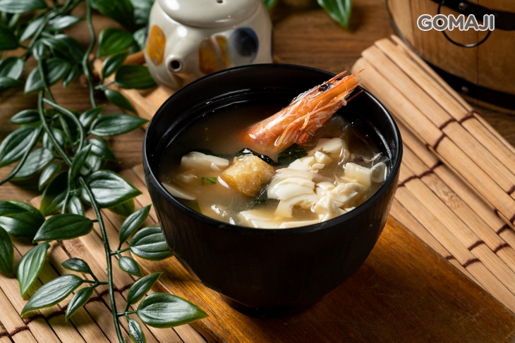 味噌蝦頭蛤蠣湯