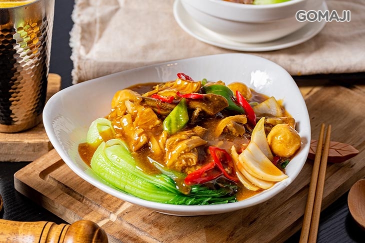 港式咖哩牛雜飯