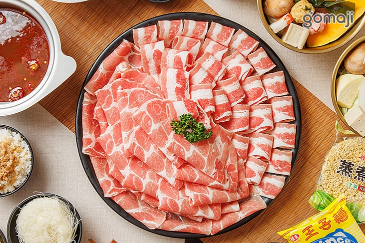 培根牛腹肉+活力梅花豬