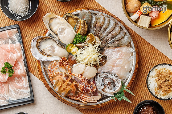 霸氣雙人海鮮盤+生食級大生蠔二顆+時令海鮮