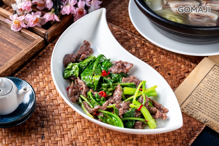 羊肉炒食蔬