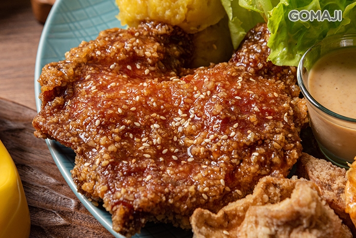 法式吐司大餐盤-蜜汁醬燒雞腿