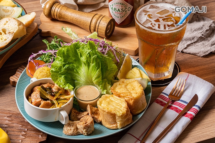 法式吐司大餐盤-花雕雞腿