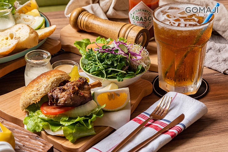 美式漢堡-豬腱骨