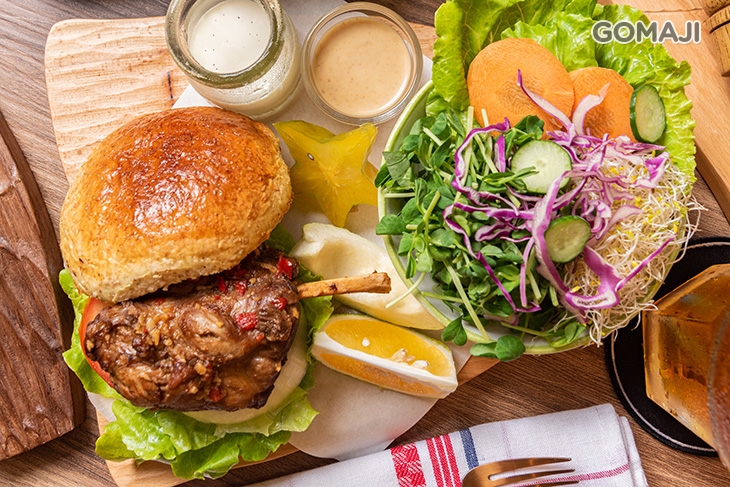 美式漢堡-豬腱骨