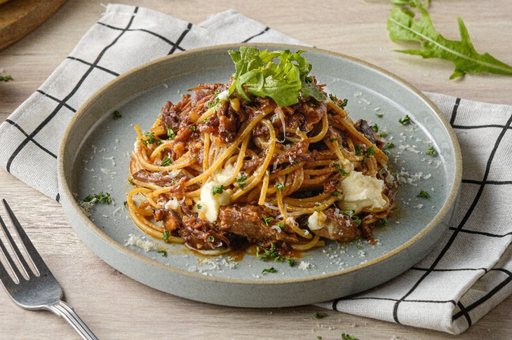 卡羅萊納BBQ手撕豬肉慢燉圓直麵