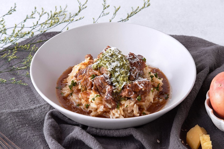 燉牛肉歐芹起司馬鈴薯燉飯