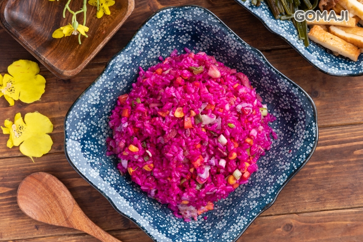 肉絲火龍果炒飯