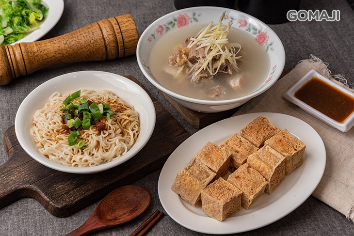 清燉豬腳+麵線+炸豆腐