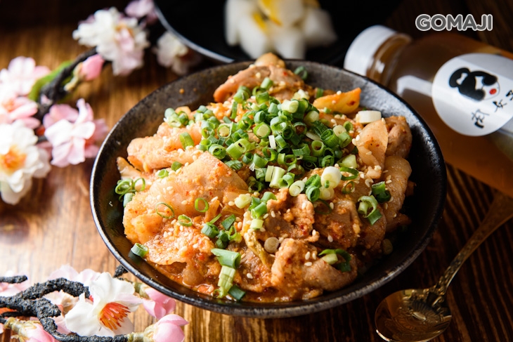 韓式起司泡菜豚丼