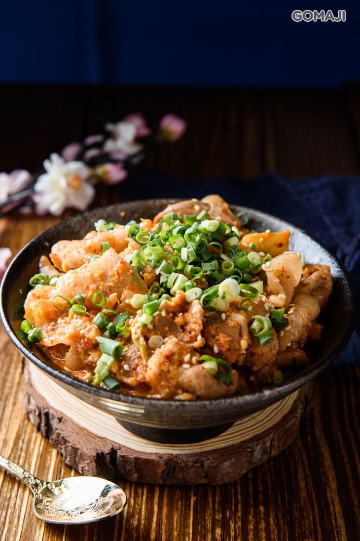 韓式起司泡菜豚丼