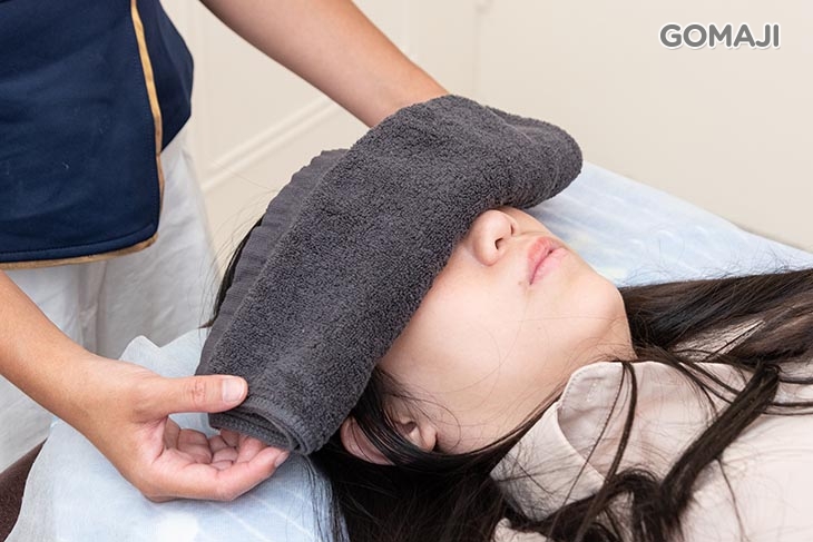 熱毛巾臉部熱敷