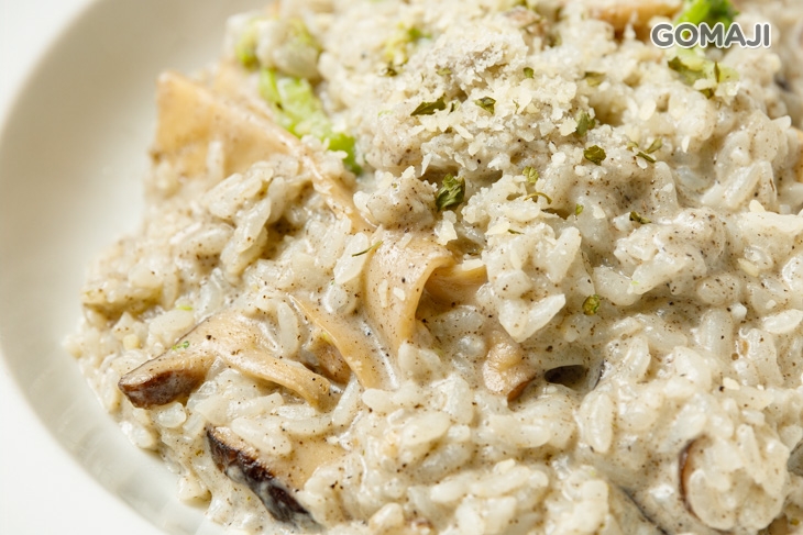 奶油野菇燉飯