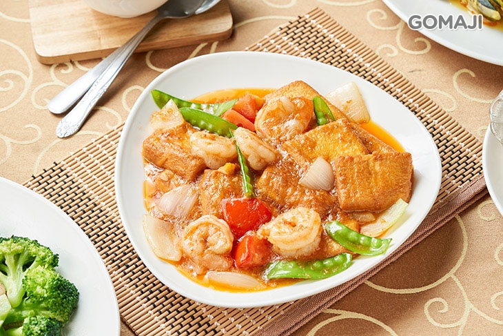 黃金蝦豆腐 