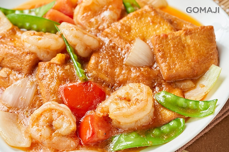 黃金蝦豆腐 