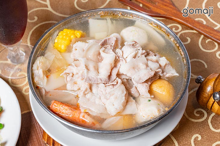 脆筍白肉火鍋