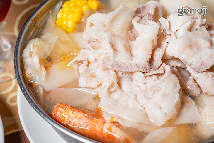 脆筍白肉火鍋
