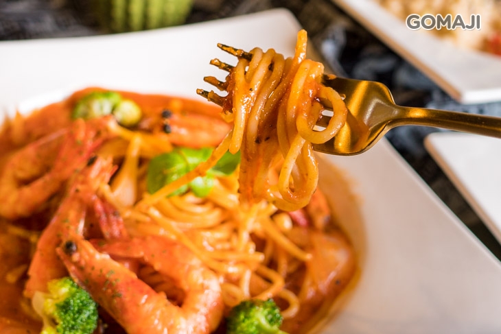 茄汁鮮蝦義大利麵