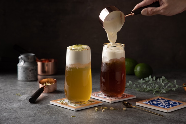 好一朵茉莉芝士奶蓋 & 法式藍伯爵茶芝士奶蓋