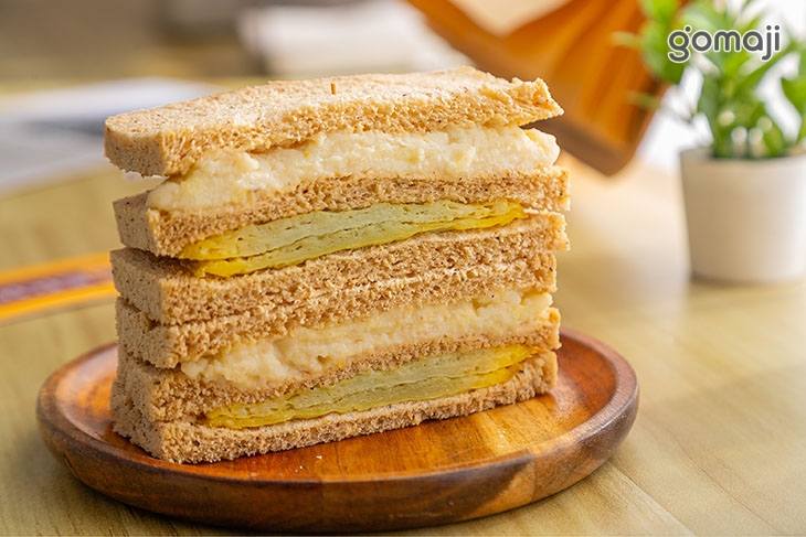 蘋果薯泥蛋全麥三明治