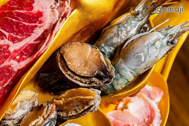 泰國蝦/九孔鮑魚