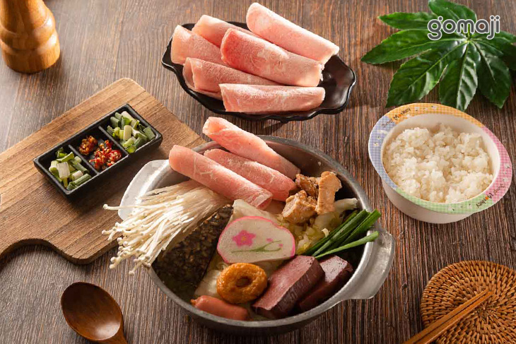 大腸臭臭鍋 + 肉多多加倍：豬肉