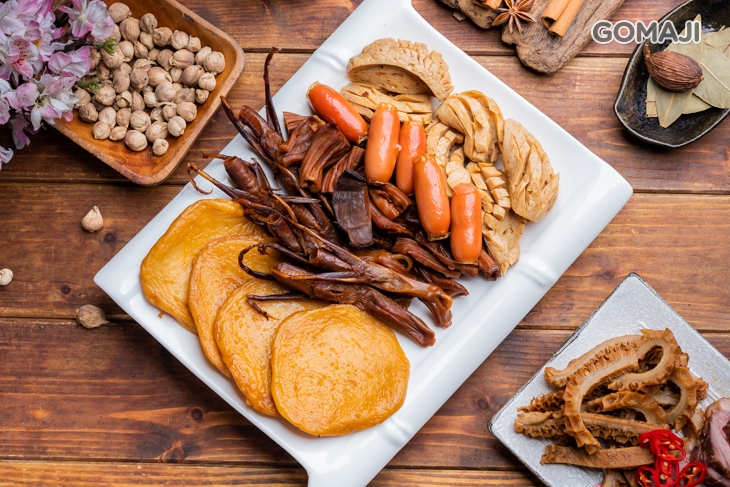 鴨脖、鴨舌、甜不辣、鑫鑫腸、素腰花