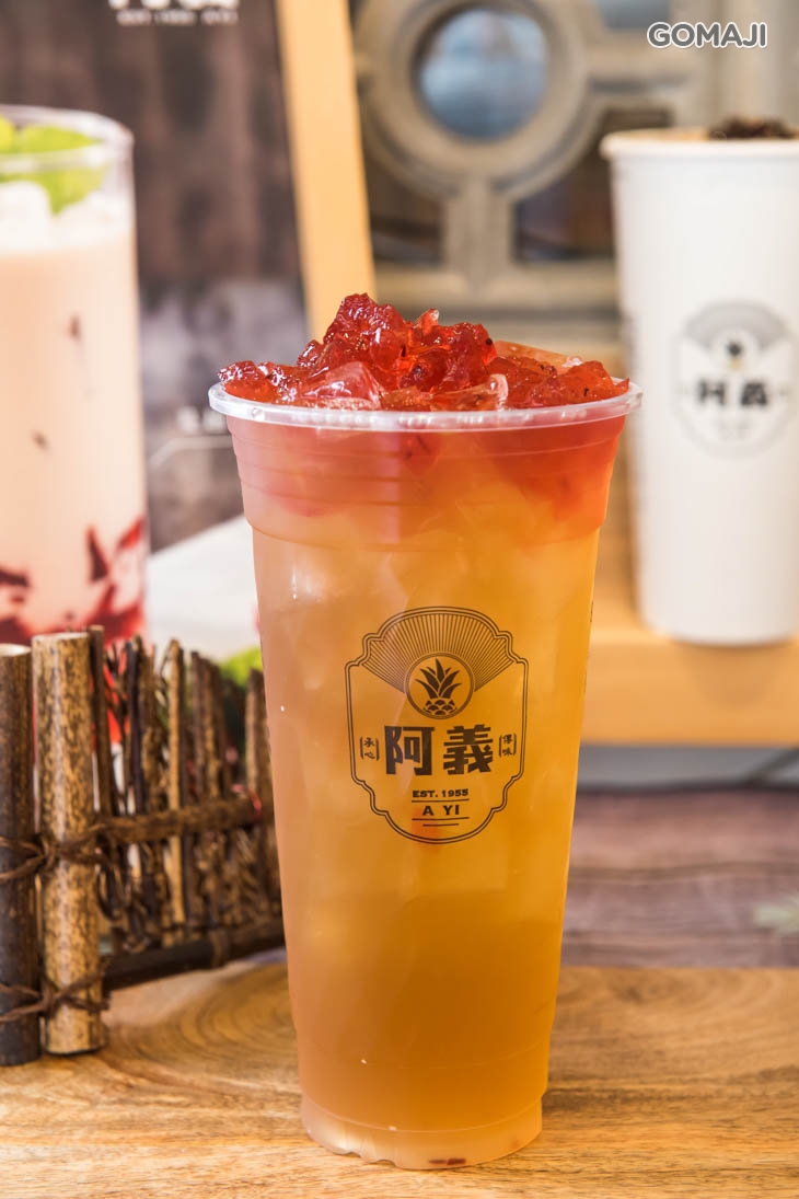 酸梅蒟蒻凍飲