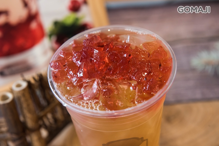酸梅蒟蒻凍飲