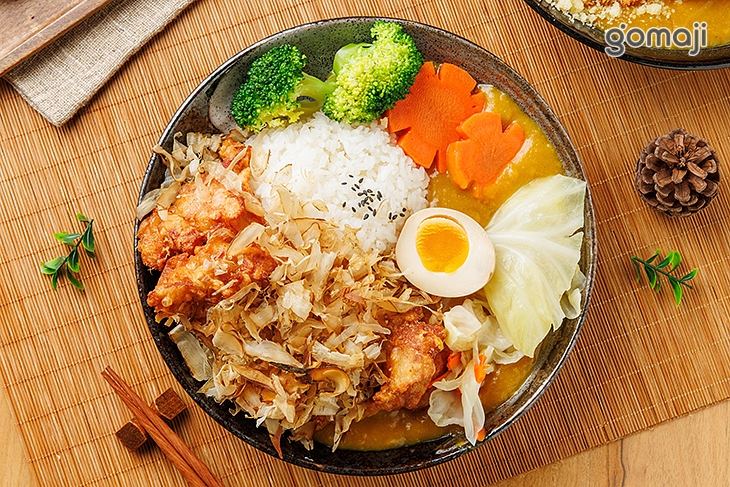 大阪燒雞塊咖哩飯