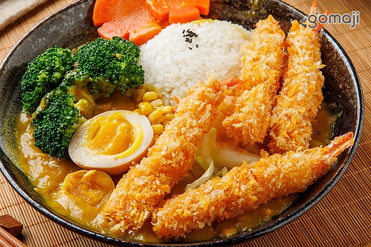 風尾炸蝦咖哩飯