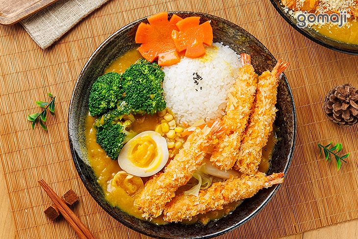 風尾炸蝦咖哩飯