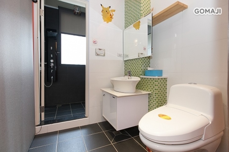 黃色寶貝親子滑梯四人房 