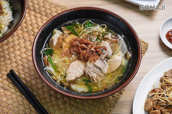 肉片湯板條